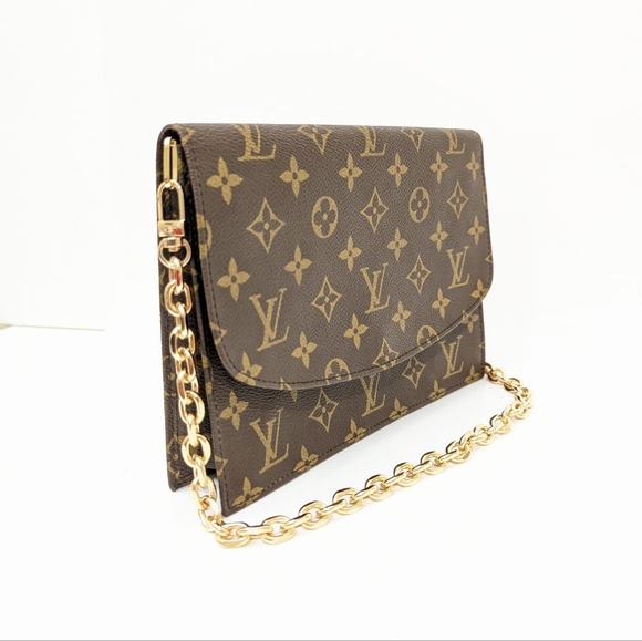 ✨️💎Excellent conditio Authentic Louis Vuitton Pochette Rabat Monogram 23 Clutch - Picture 13 of 17